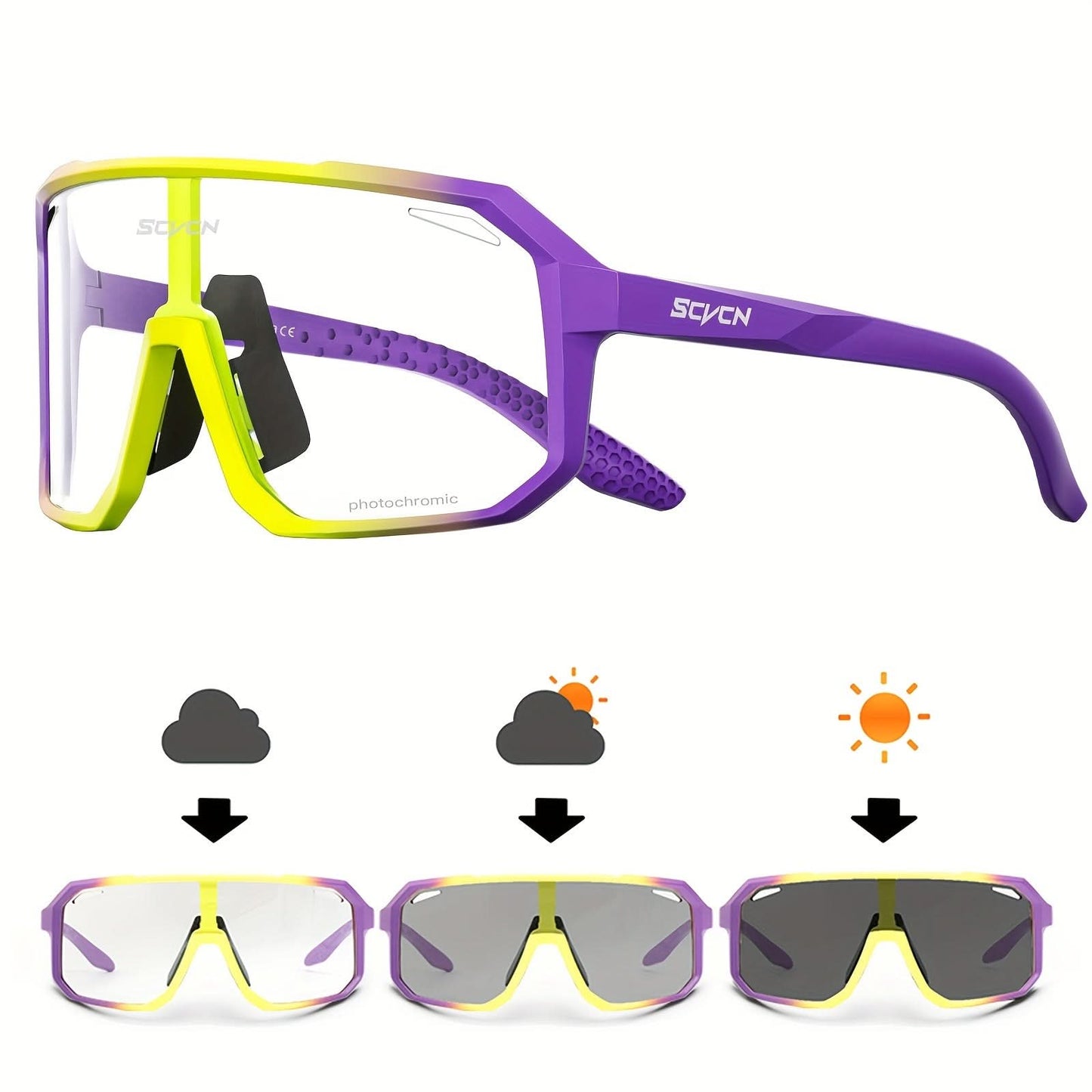 Classic Racing Cycling Glasses – Photochromic Outdoor Eyewear