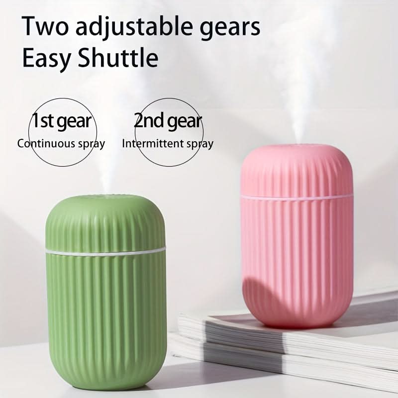 USB Mini Humidifier with Night Light & Aromatherapy