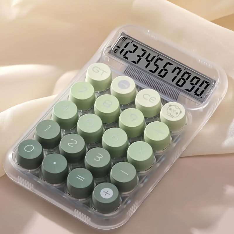 Chic Gradient 10-Digit Desktop Calculator – LED Screen