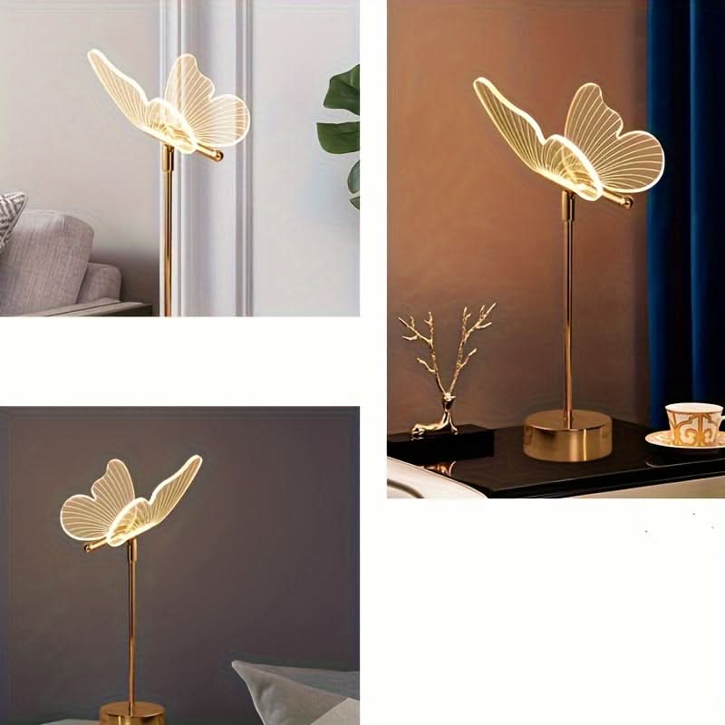 USB-Powered Butterfly LED Table Lamp for Decor