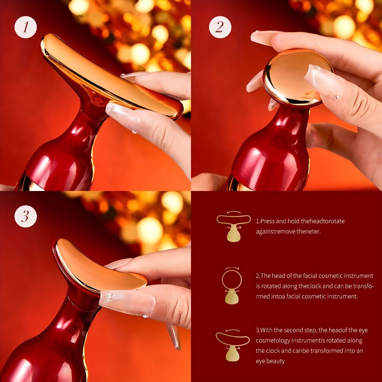 4-in-1 Facial & Eye Massager