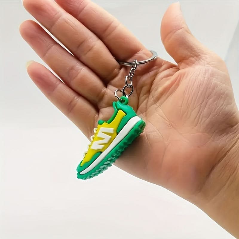 6-Pack Mini Sneaker Keychain Set – Sporty Charms