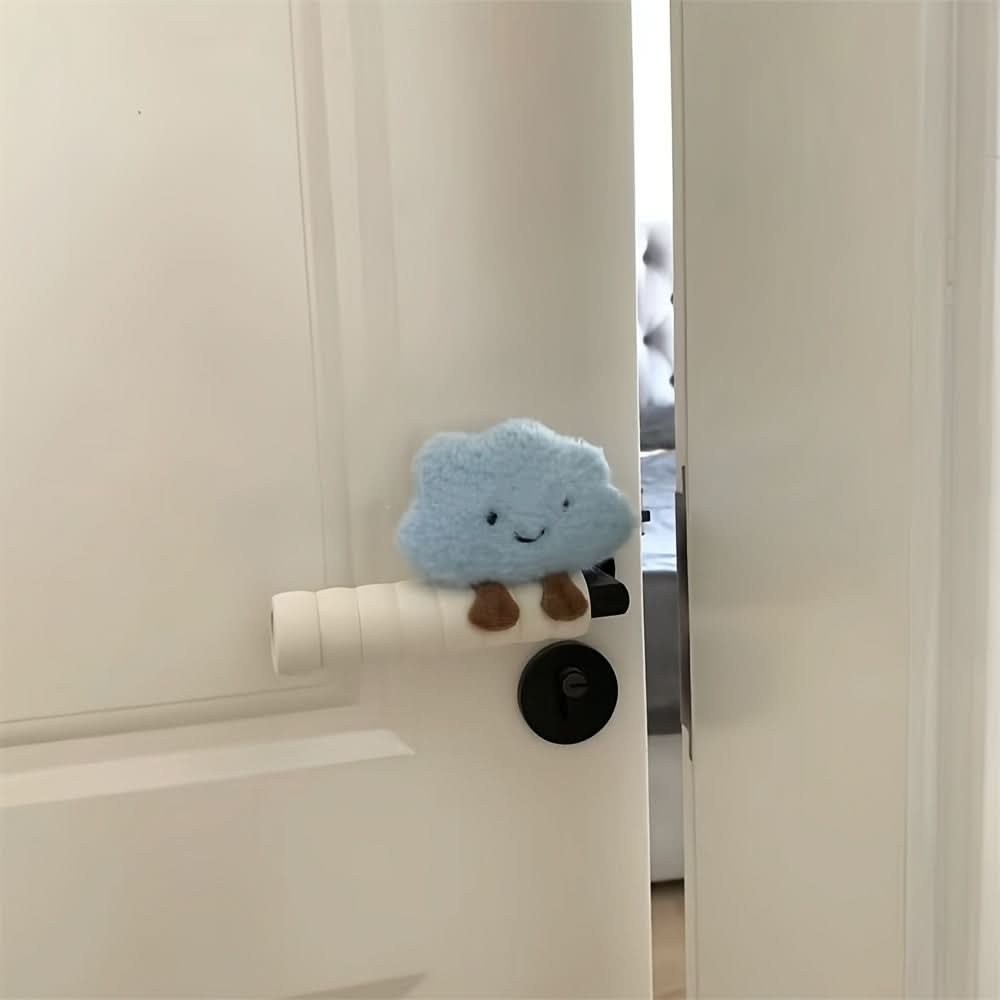 Anti-Static Cloud Door Handle Gloves – Cute Bedroom Door Protection Cover