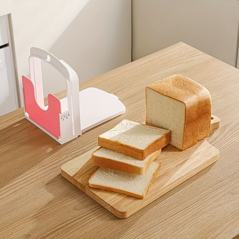 No-Power Semi-Automatic Bread Slicer – Easy Slice Toast Cutter