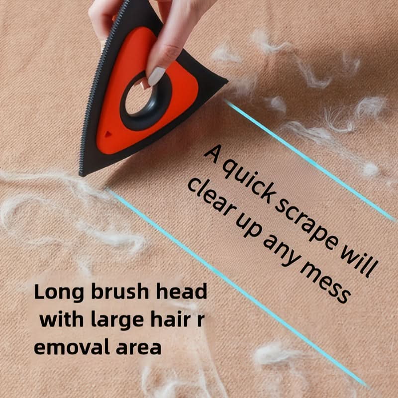 Triangular Pet Hair Remover – 3-Sided Dog Fur Cleaning Brush
