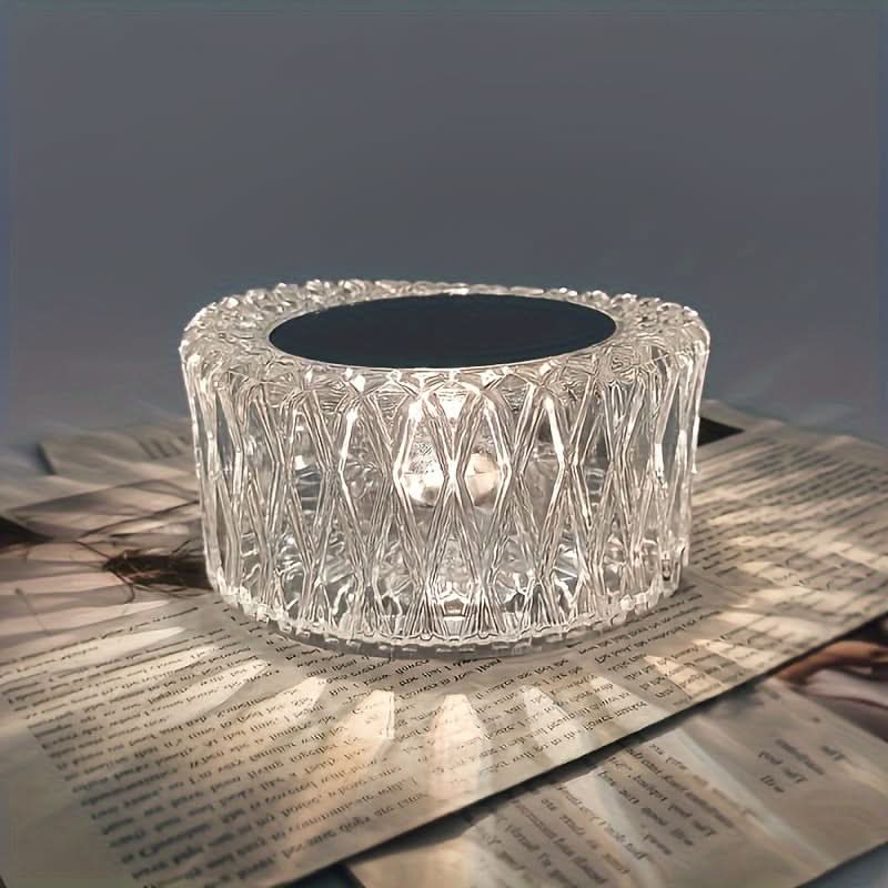 Portable Crystal LED Table Lamp with 16 Colors