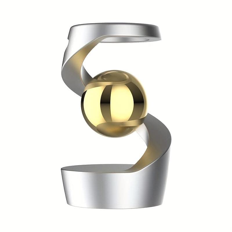 Metal Kinetic Desk Sculpture – Rotating Balance Art for Office & Home Decor