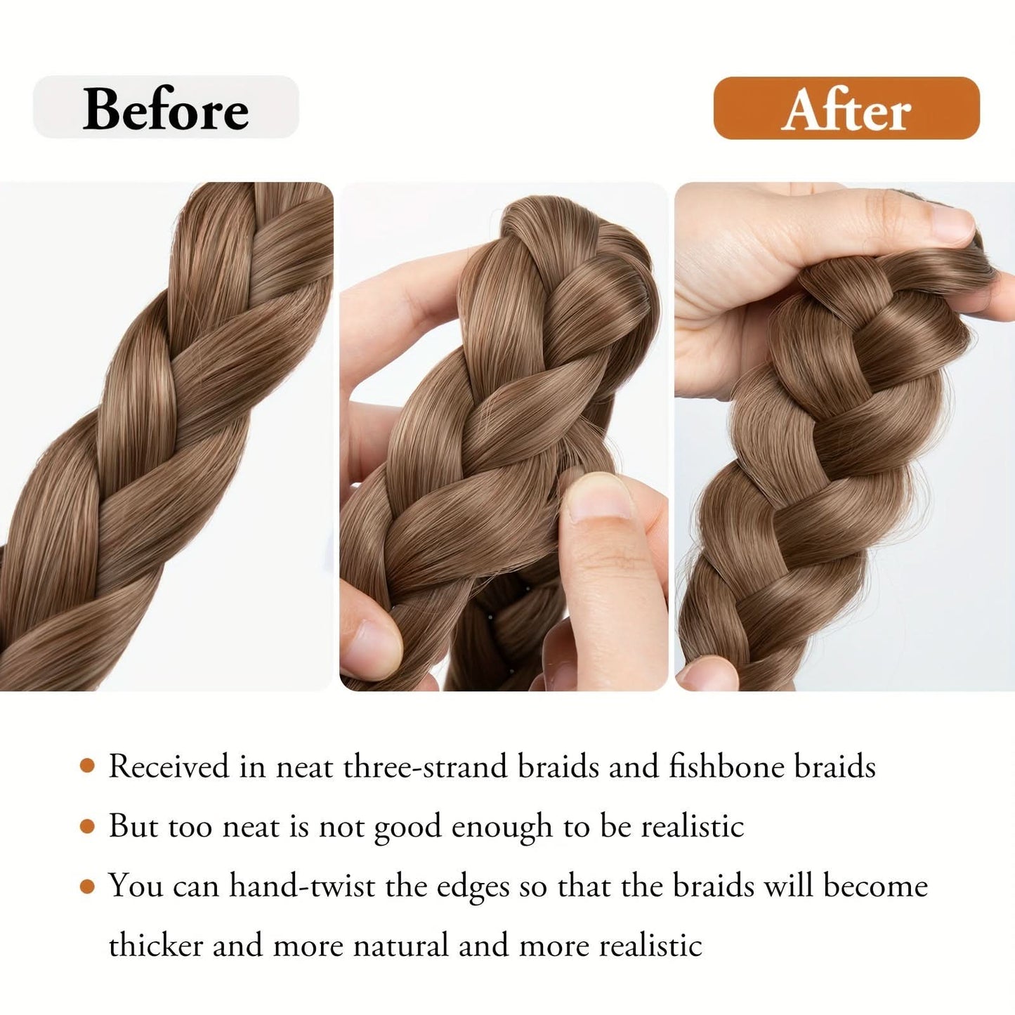 Stylish Adjustable Braided Headband for Women