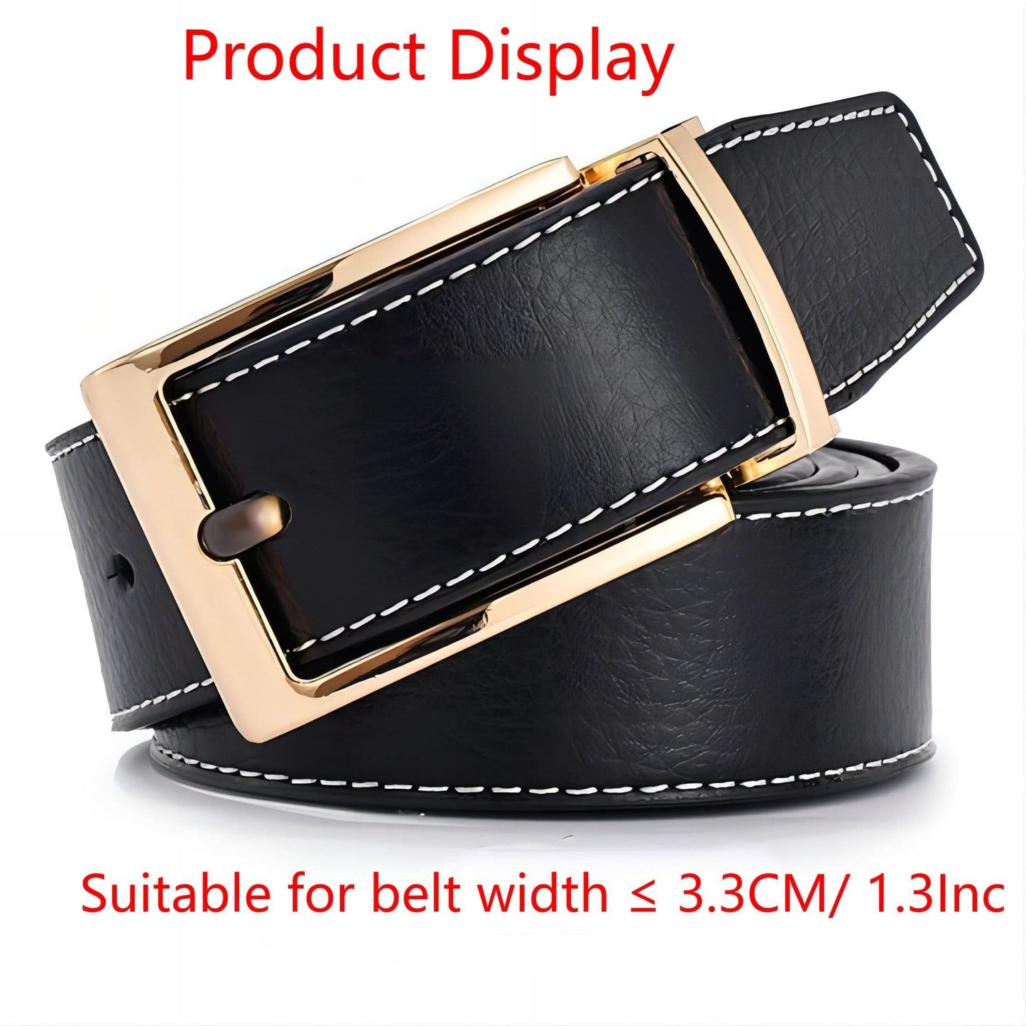 Rotating Buckle Heads for Belts & Trousers – Adjustable 1.3-1.38 Inch