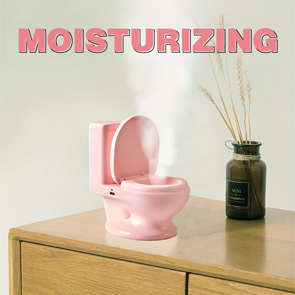 Novelty Toilet-Shaped USB Humidifier for Bedroom