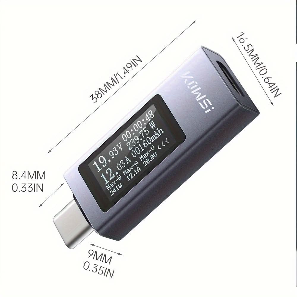 USB-C Voltage & Current Tester