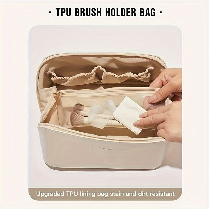 Large Capacity Ladies Travel Cosmetic Bag - Waterproof & Versatile