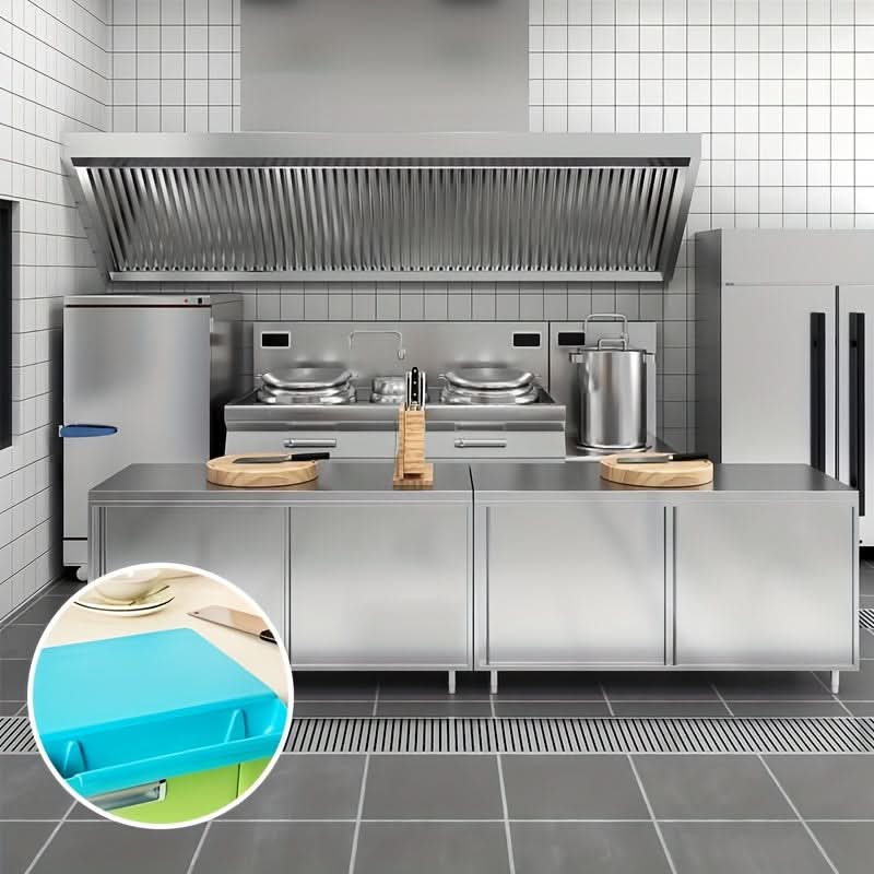 2-in-1 Non-Slip Cutting Board with Built-In Food Container