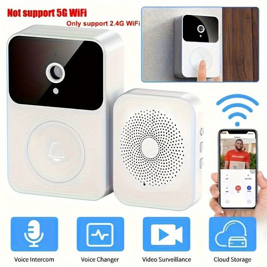 Wireless Smart Visual Doorbell Camera with HD