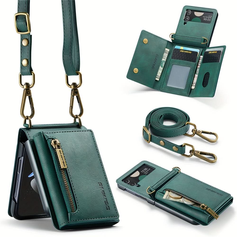 Zipper Wallet Case for Samsung Galaxy Z Flip