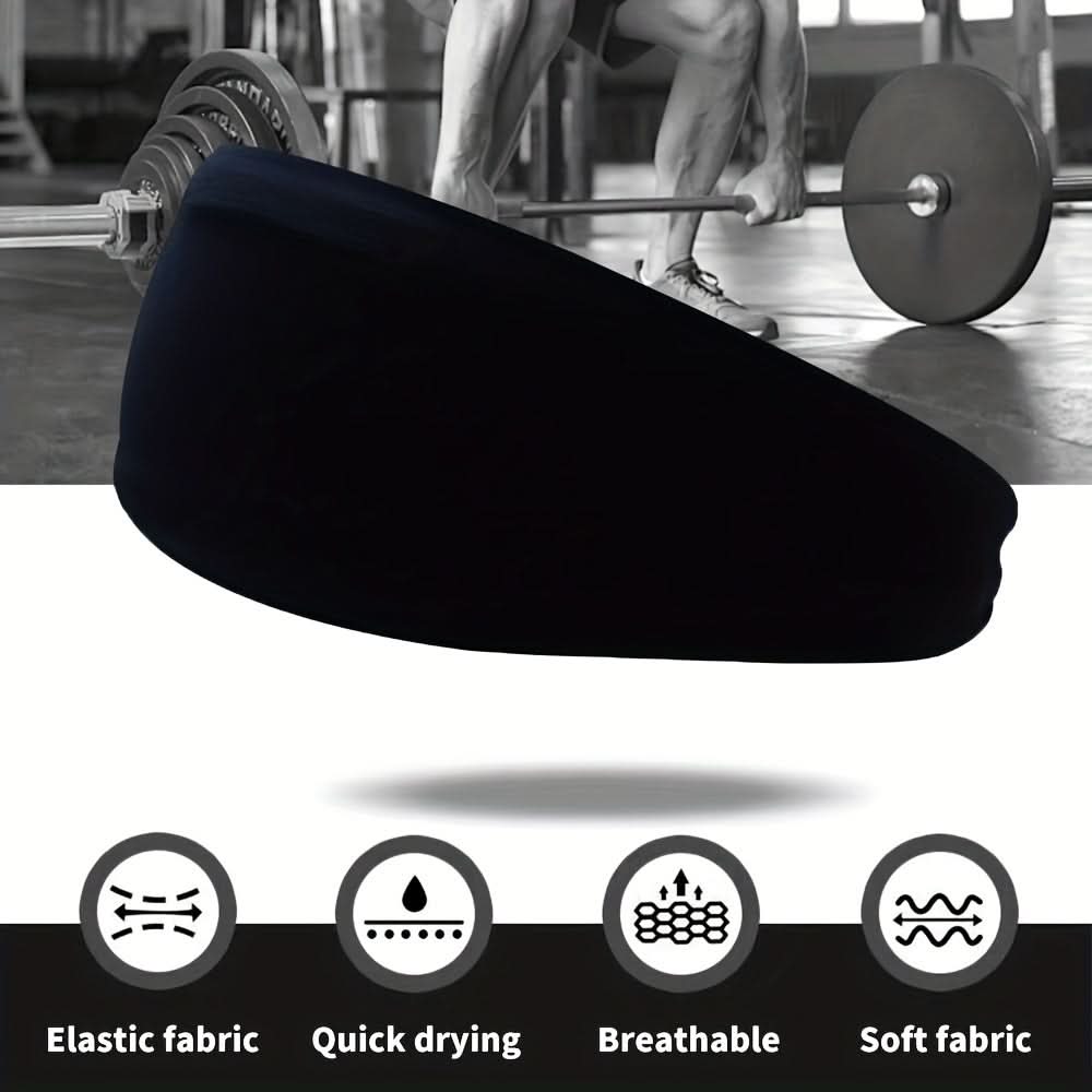 Breathable Mesh Sports Headbands for Men - 1/5 Pack
