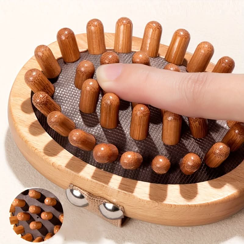 Manual Wooden Meridian Massage Brush