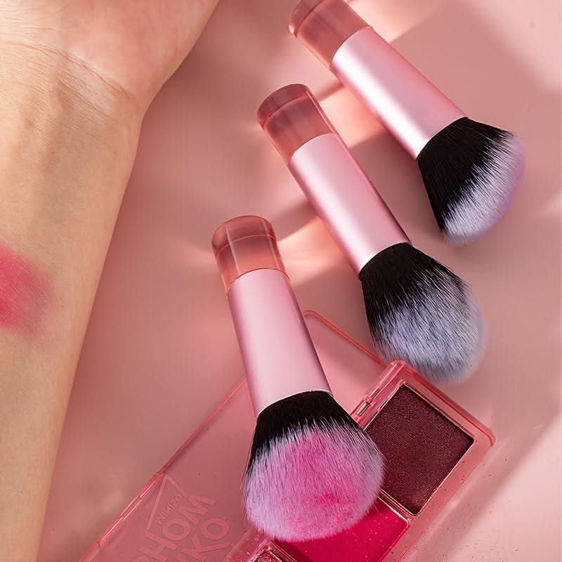 10-Piece Travel Makeup Brush Set with Case - Compact & Versatile