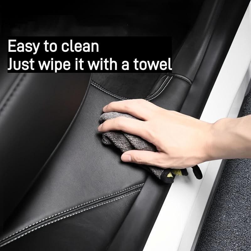 PU Leather Rear Seat Threshold Protector