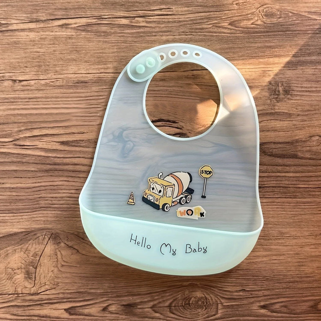 Super-Soft Ultra-Thin Silicone Baby Bibs - Highly Durable, Leakproof, Waterproof for Mess-Free Meals