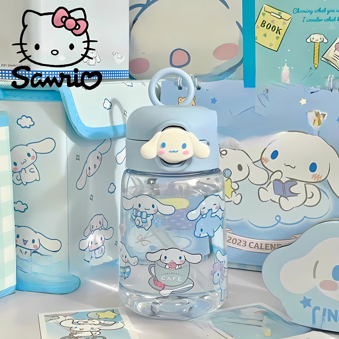 Kawaii Portable Water Bottle - Cinnamoroll, Melody, Kuromi