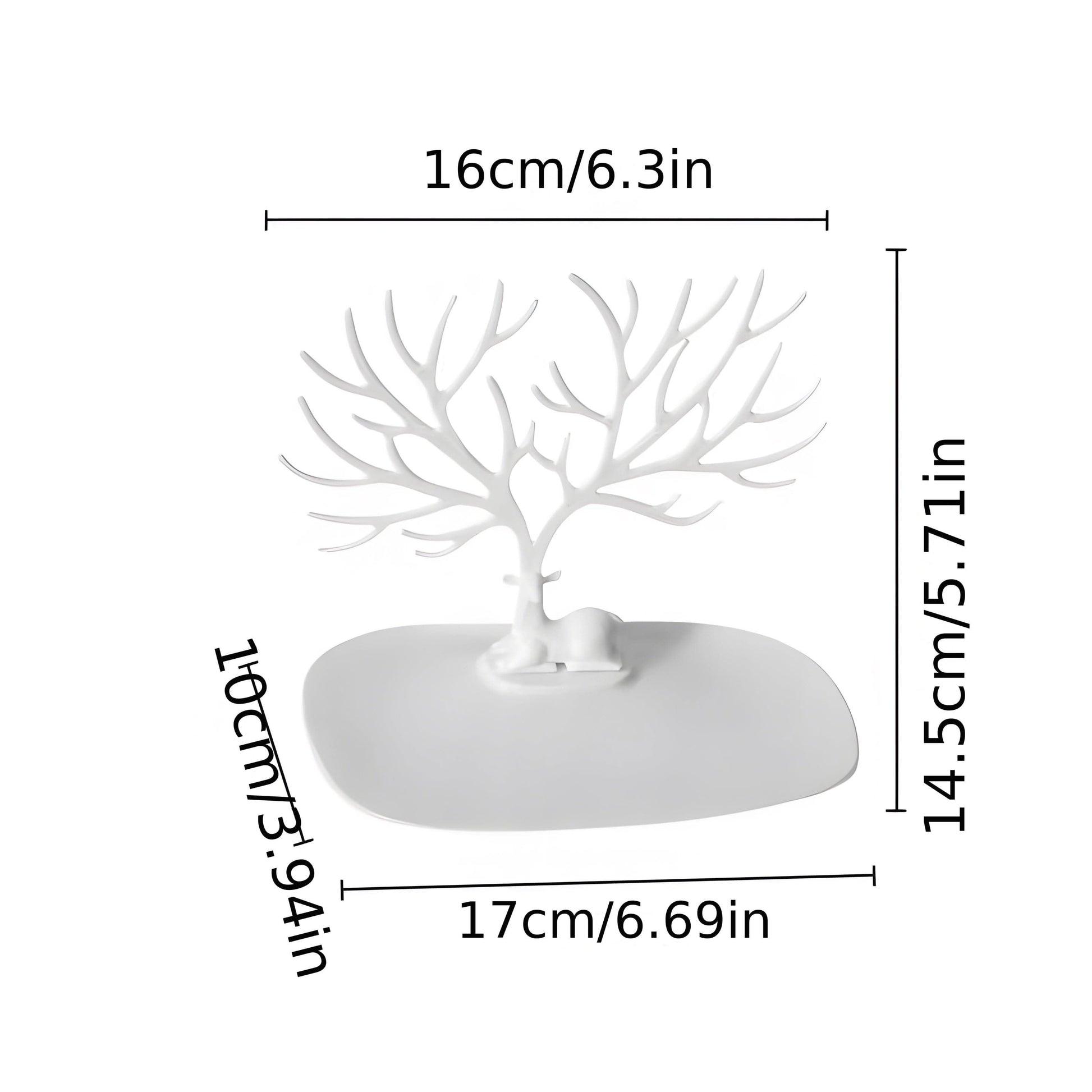 Vintage Deer Branch Jewelry Organizer – Elegant Display Stand