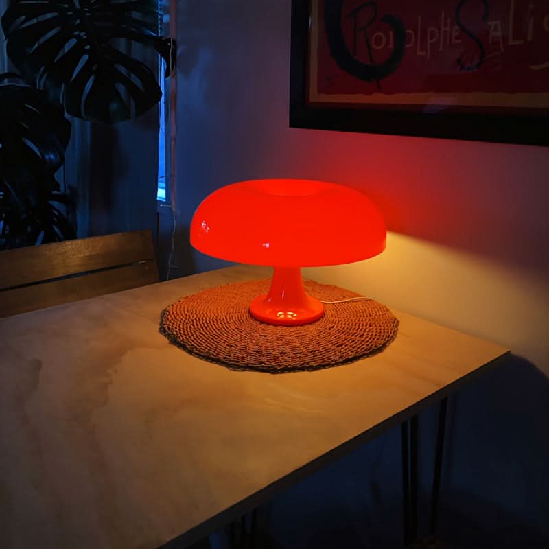 USB-Powered Lotus Mushroom Art Deco Lamp