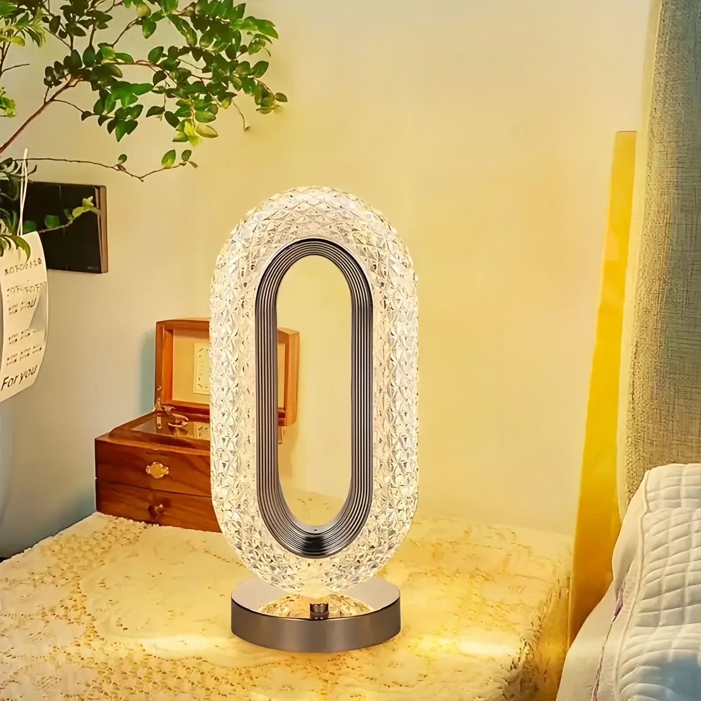 USB Charging LED Desk Lamp, 3-Color Dimmable