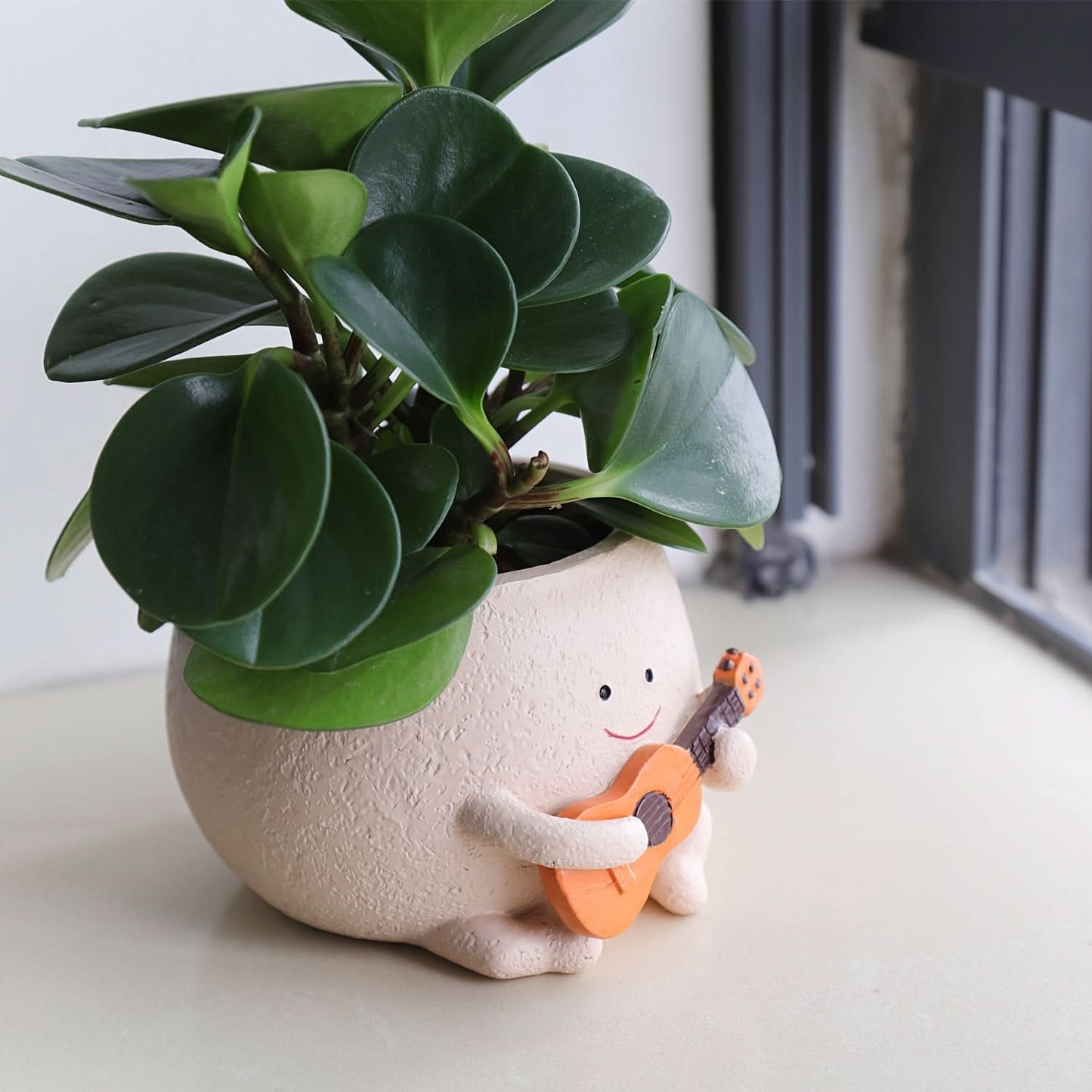 Unique Guitar Figurine Resin Planters
