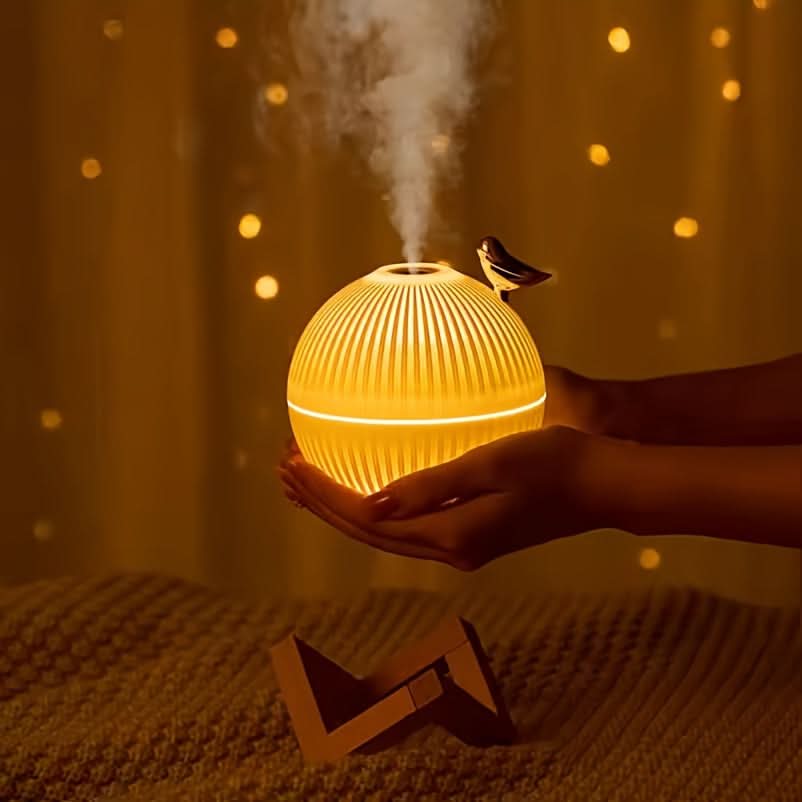 Cute Bird-Shaped USB Humidifier with Night Light
