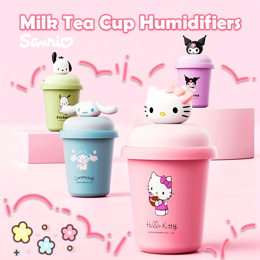 Sanrio Hello Kitty USB Mini Humidifier – Quiet, Portable, Night Light