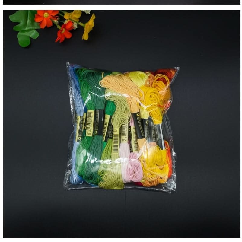 50PCS Rainbow Embroidery Floss Thread Set