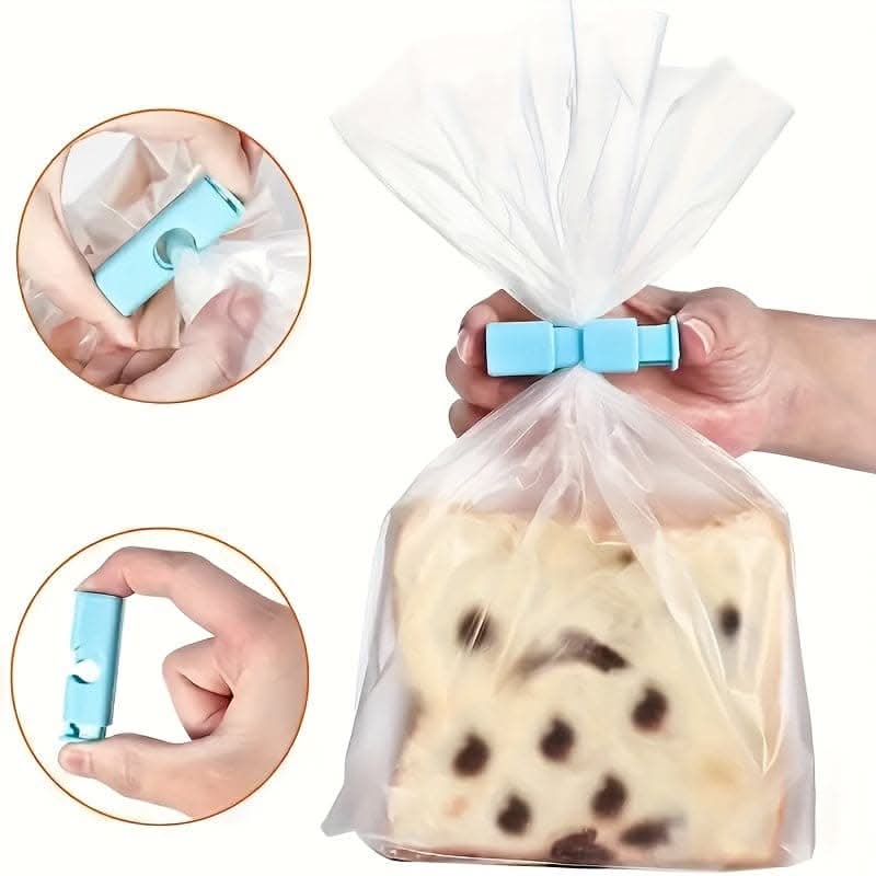 12pcs Premium Bread Bag Clips - Airtight Sealing & Easy Lock