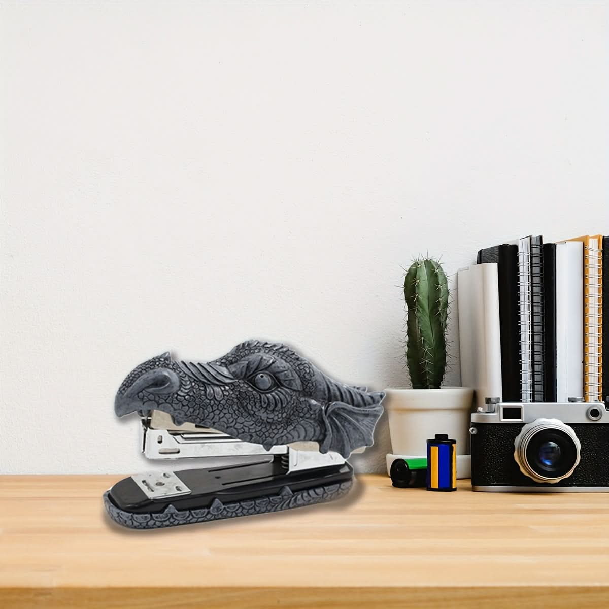 Dragon Head Resin Stapler - Fun Office Decor