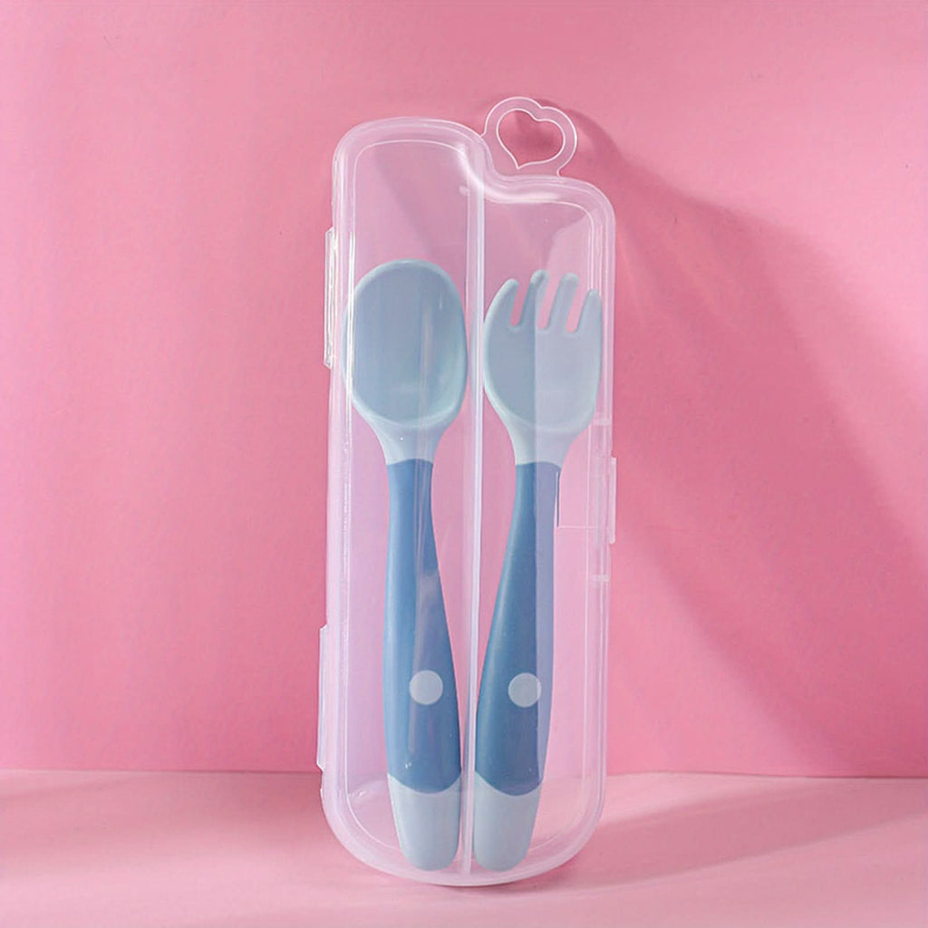 Youngsters Training Fork & Spoon Set with Meal Box