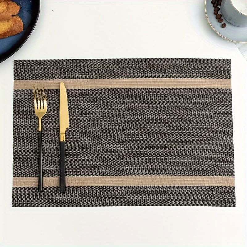 Nordic Style Square Placemats - 4/6/8pcs Elegant Table Protectors