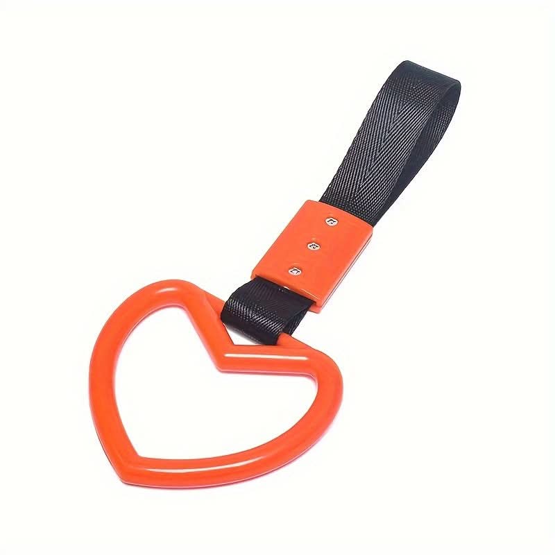 Heart Ring Drift Charm Strap – Front Tow Hook Car Decoration