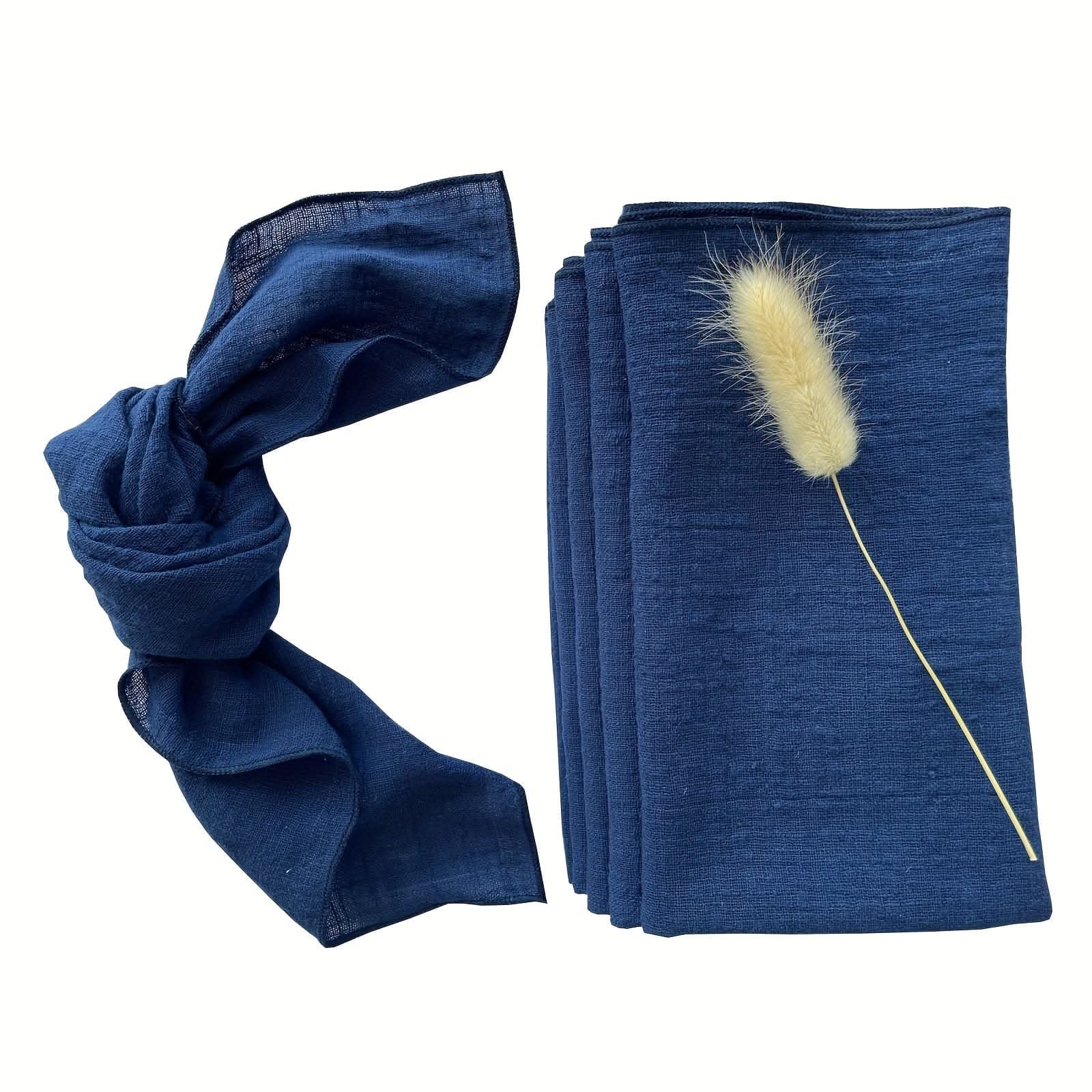 1 pc. Luxury Solid Color Cotton Napkin Set - Elegant & Durable