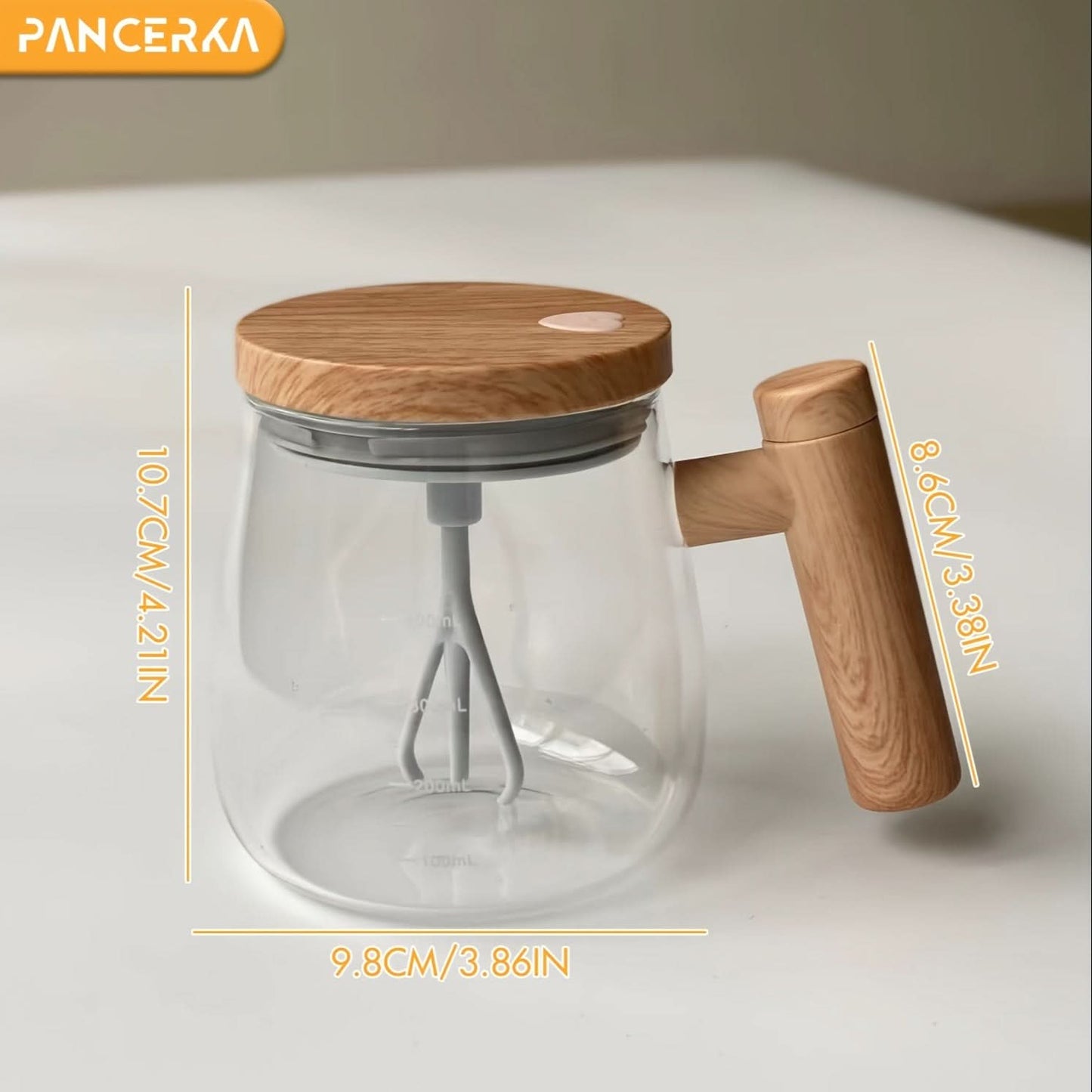 400ml Electric Self-Stirring Mug – Automatic Mixing Glass Cup