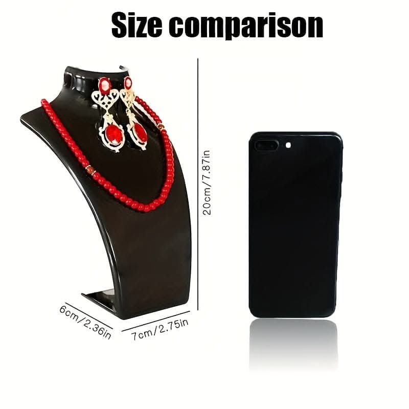 Deluxe Necklace Display Stand – Adjustable Portrait Neck Design