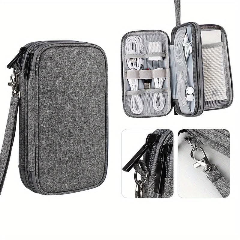 Compact Gadget Organizer Bag for Travel