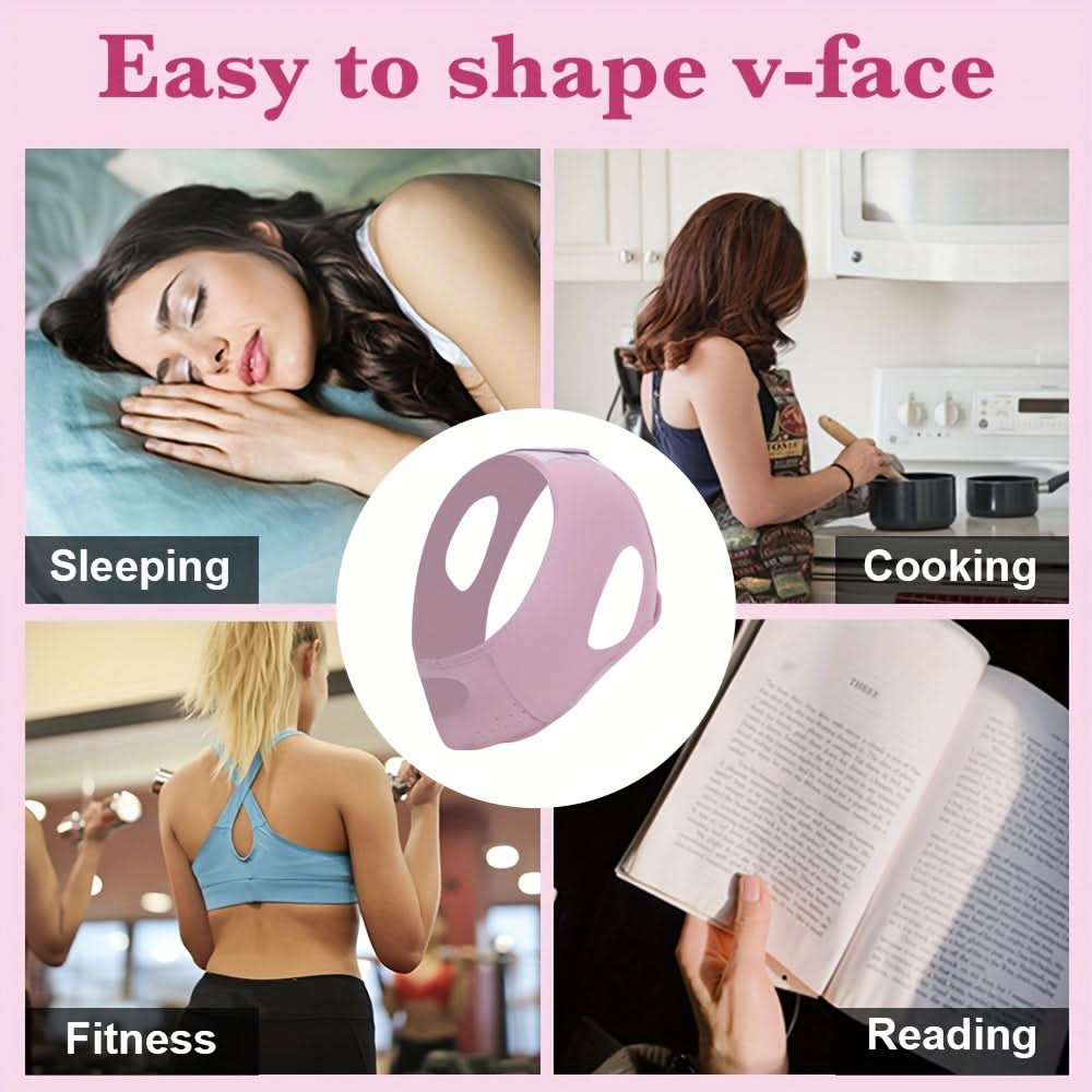 V-Face Sculpting Belt - Ultra-Thin Breathable Lifting Mask for Women