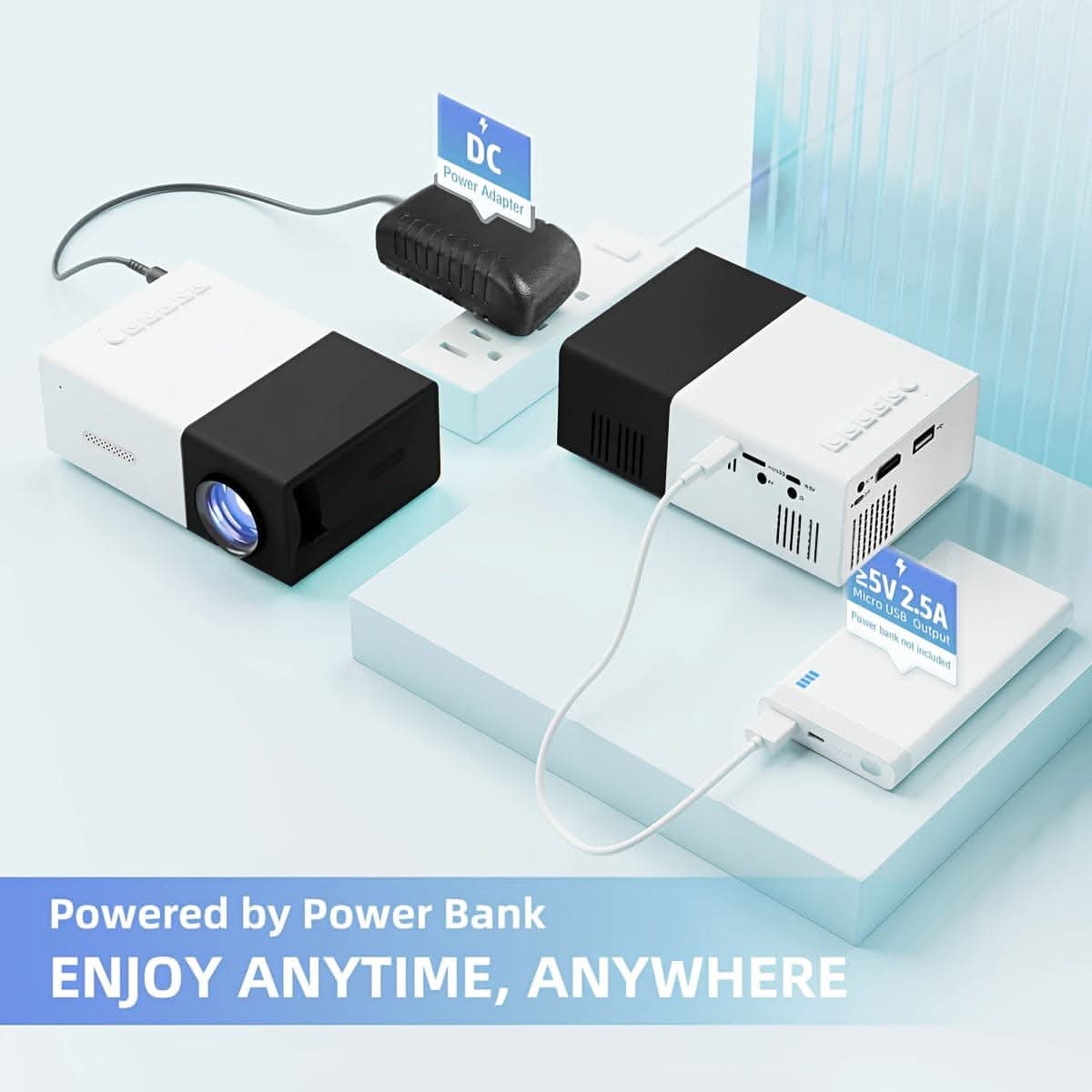 Portable Mini Projector for Home Theater Experience