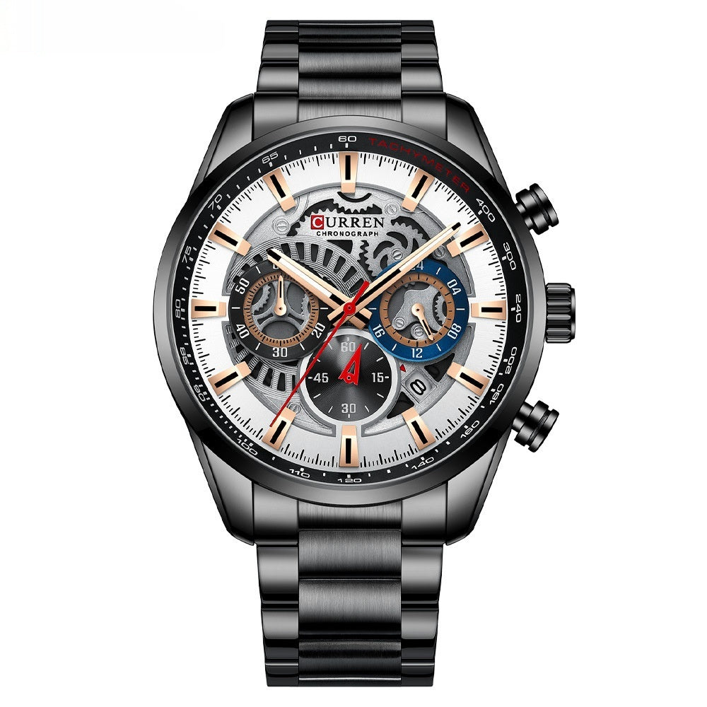 Curren 8391 Chronograph Six-Hand Quartz Watch for men