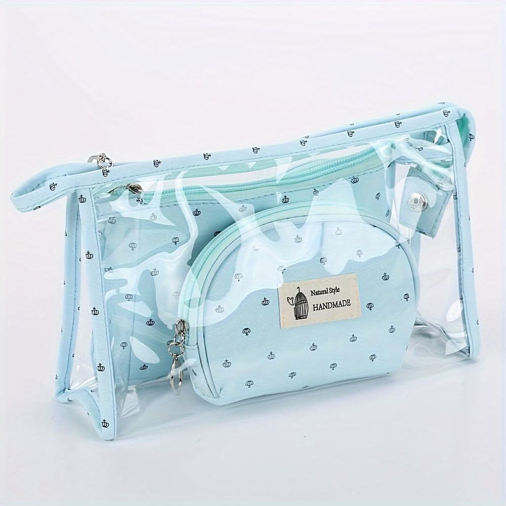 Large Capacity Cute Makeup & Toiletry Storage Bag 6-Piece Set