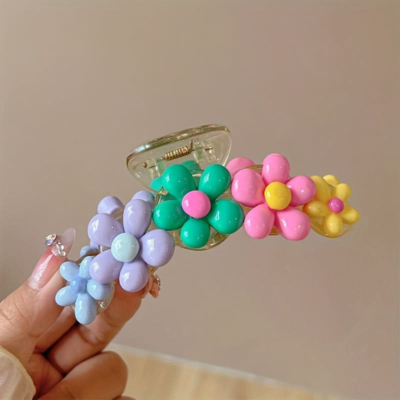 Pack of 2 pcs. Multicolor Flower Hair Ornaments – Bohemian Style