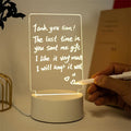 USB Powered LED Night Light with Warm Glow & White Base