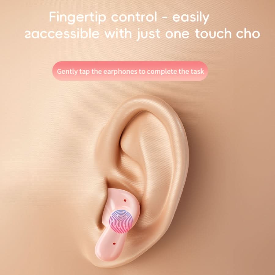 Wireless Earbuds with Bass Stereo Sound, Noise Cancelling Mic