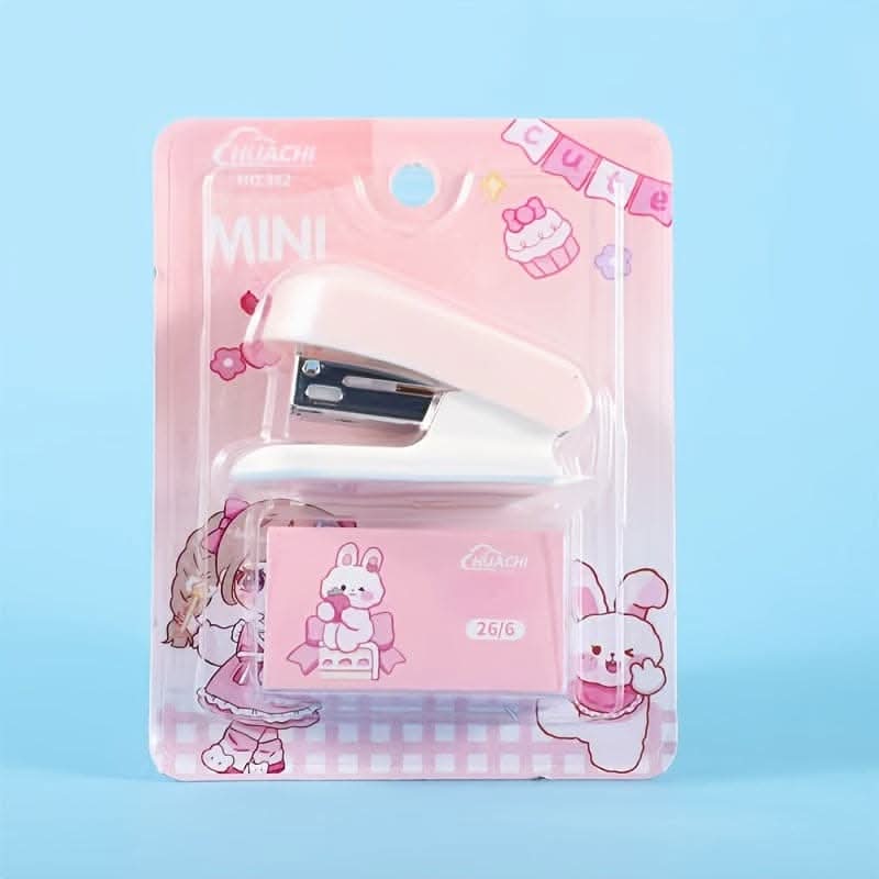 Cute Mini Cartoon Stapler Set for Students