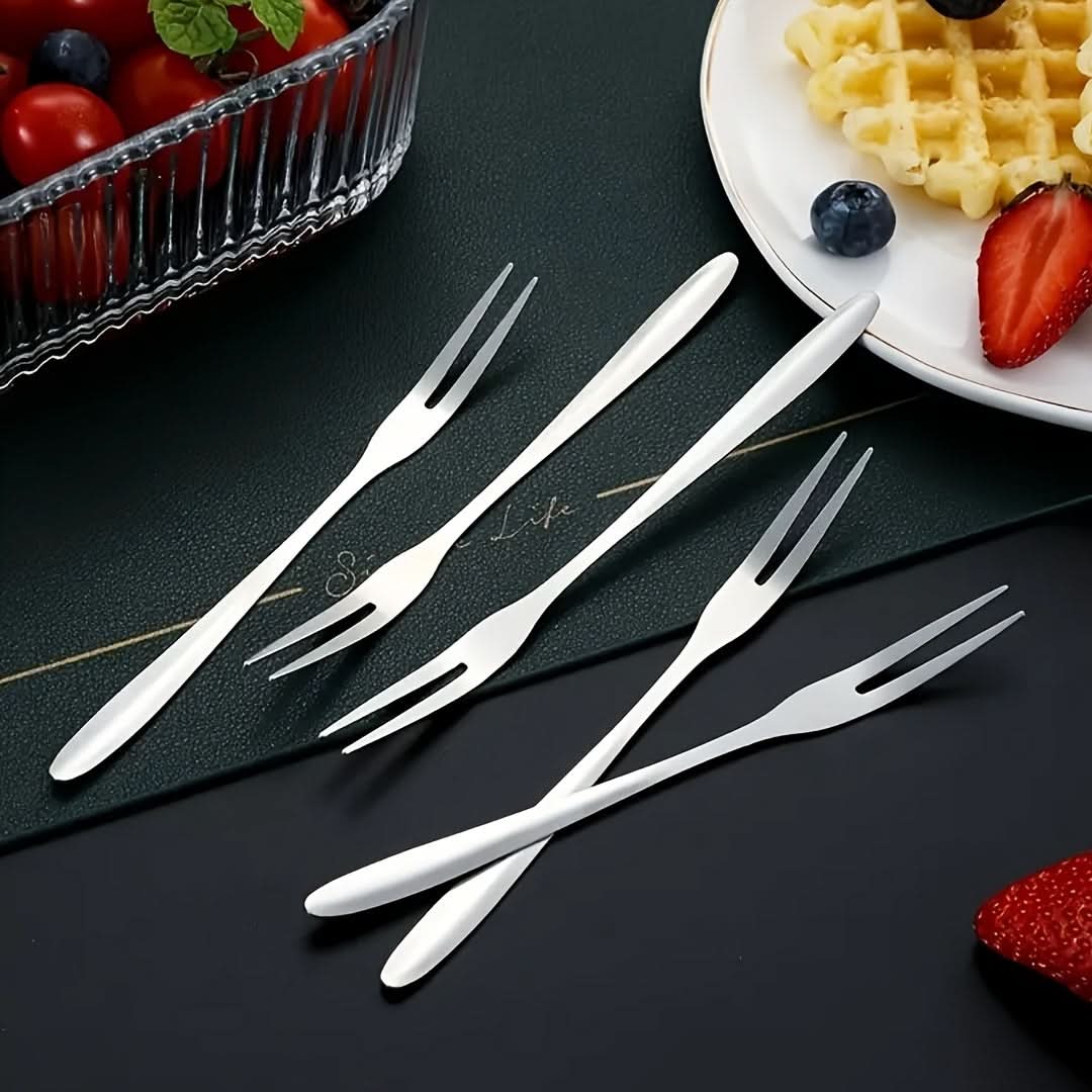 20-Piece Stainless Steel Mooncake Fork Set